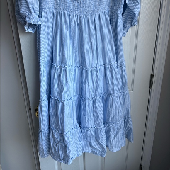 Crown & Ivy Light Blue Midi Dress - Picture 2 of 4